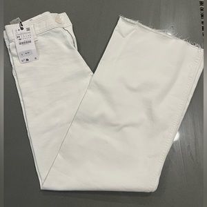 NWT ZARA WHITE JEANS